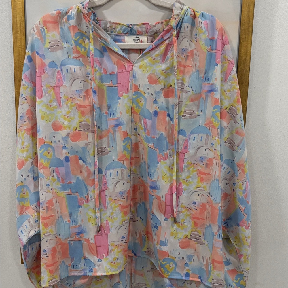 NWT Entro M Blouse - Picture 2 of 6